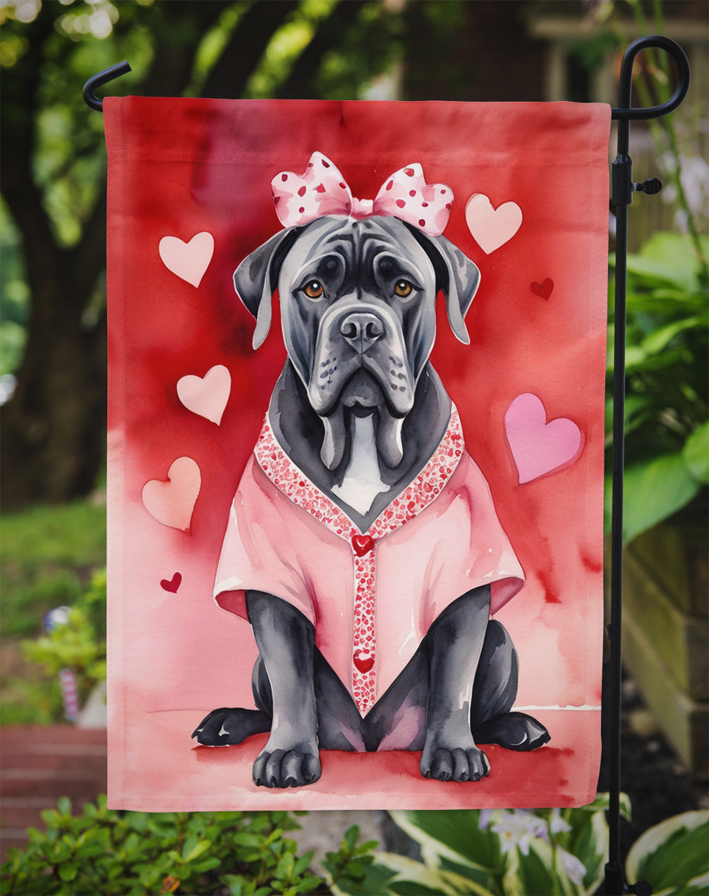 Cane Corso My Valentine Garden Flag