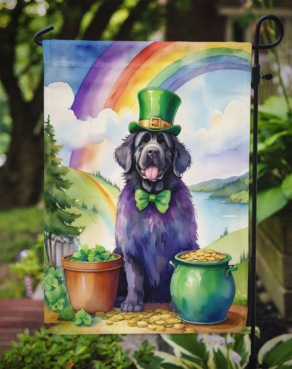 Newfoundland St Patrick's Day Garden Flag
