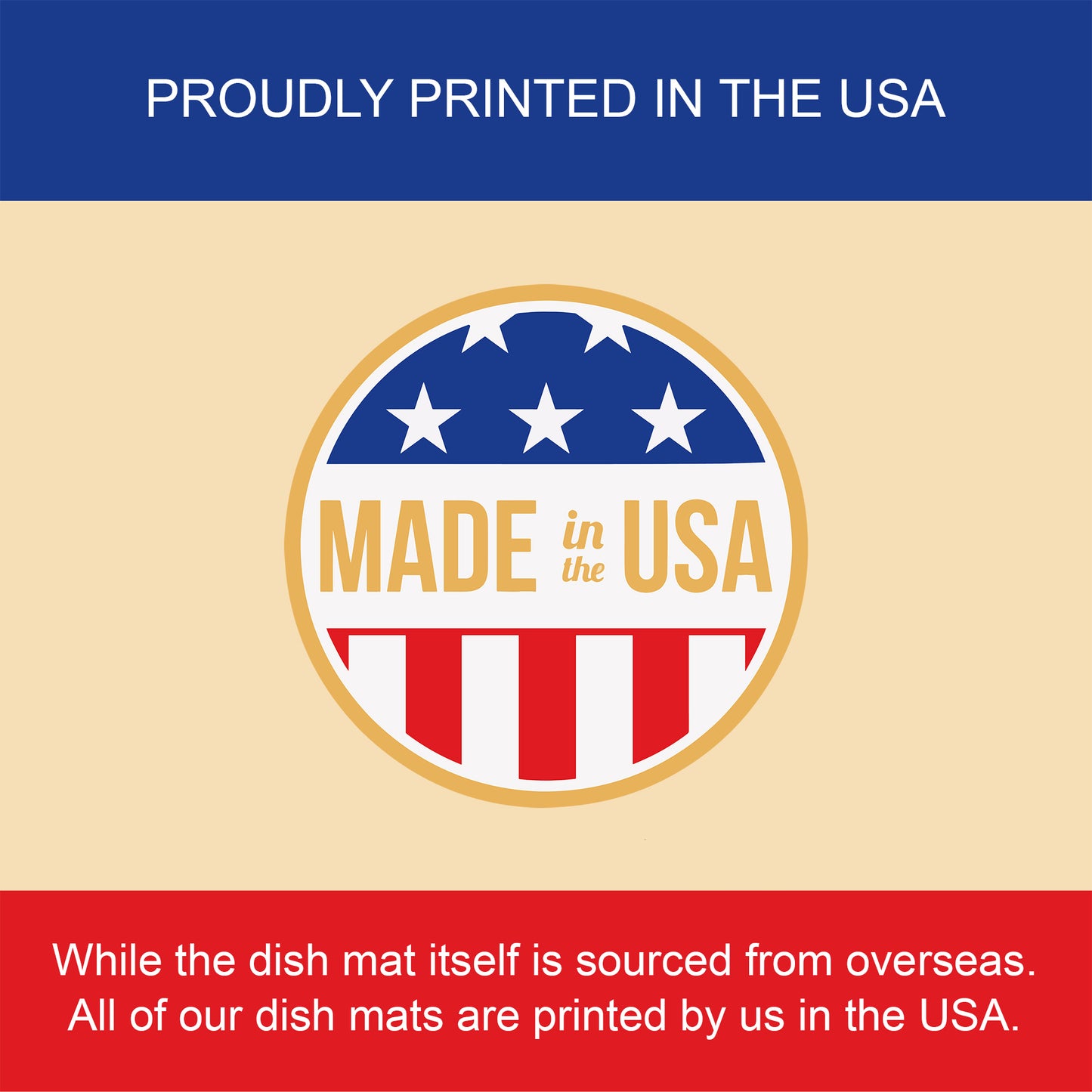 Decorating Easter English Bulldog Dish Drying Mat