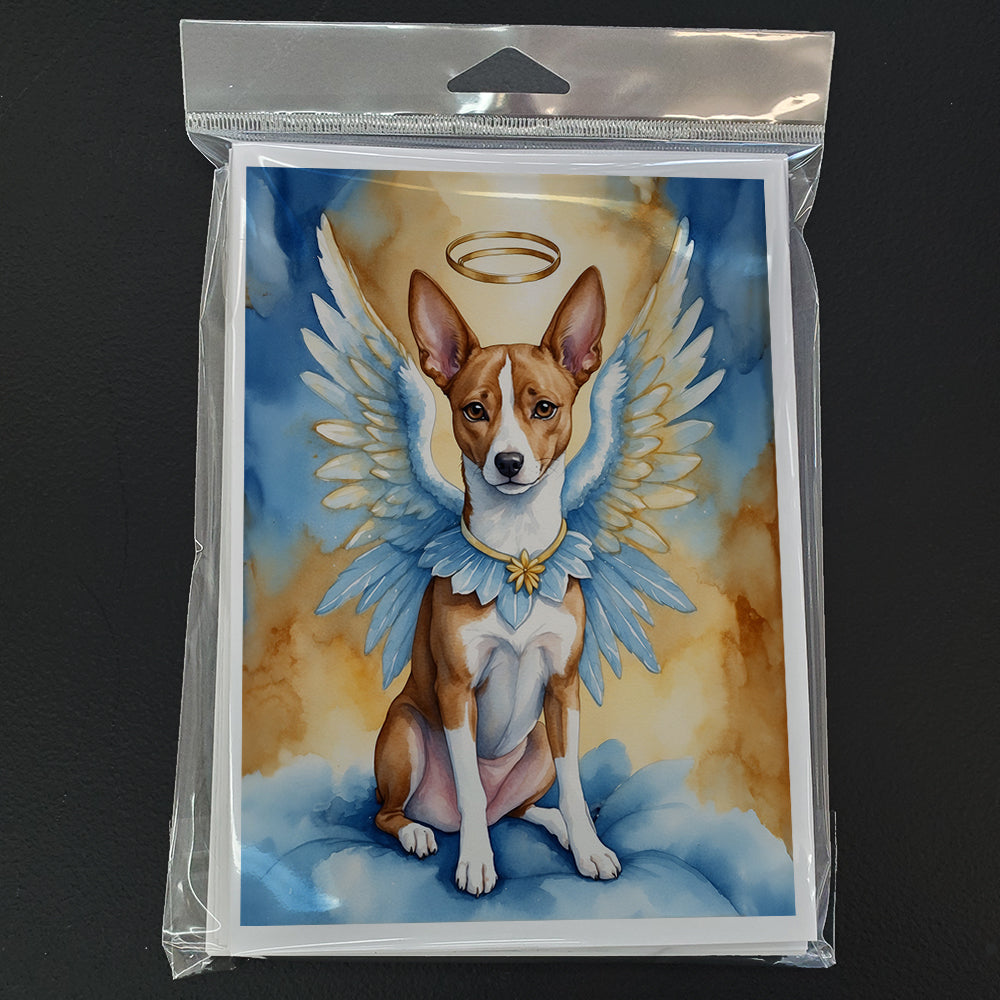 Basenji My Angel Greeting Cards Pack of 8