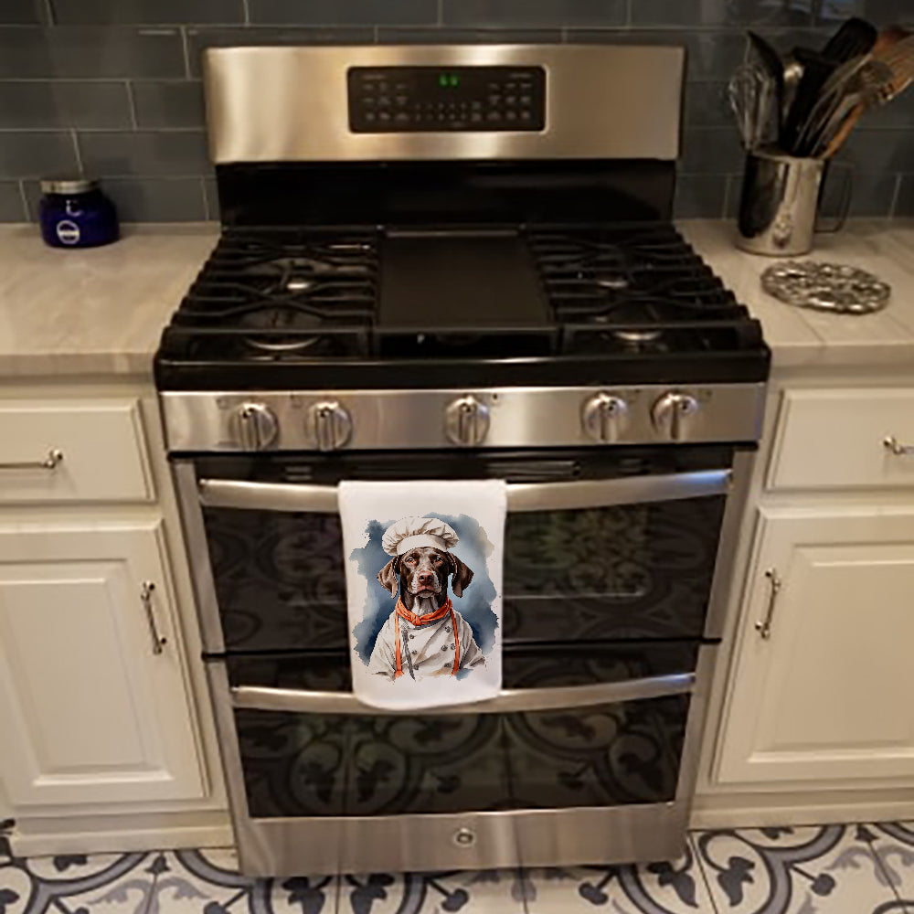 German Shorthaired Pointer Chef Kitchen Towel Set of 2