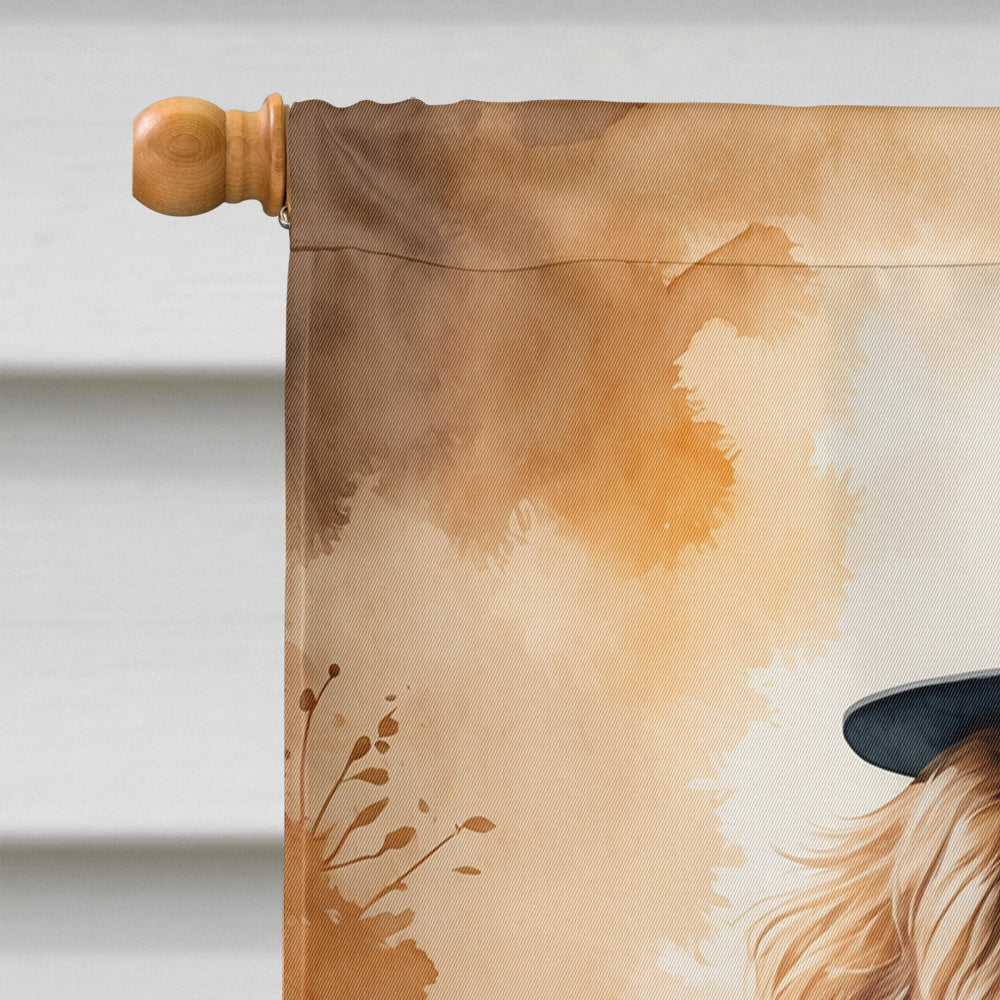 Poodle Thanksgiving House Flag
