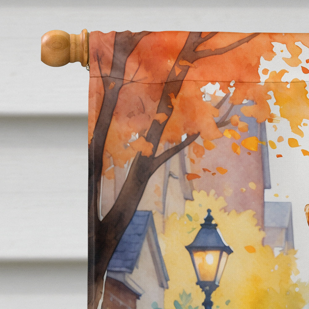 Airedale Terrier Halloween Trick or Treat House Flag