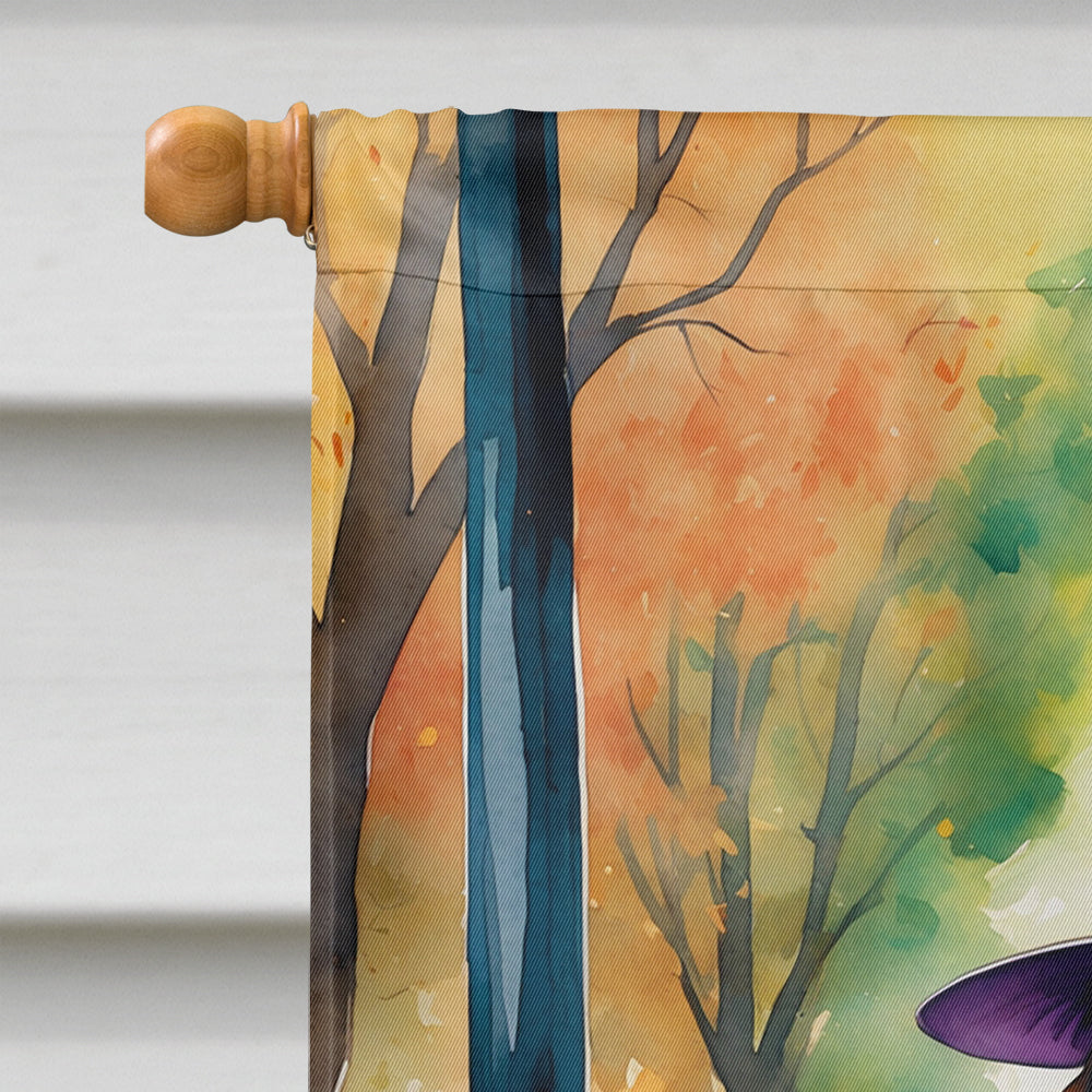 Basset Hound Halloween Trick or Treat House Flag