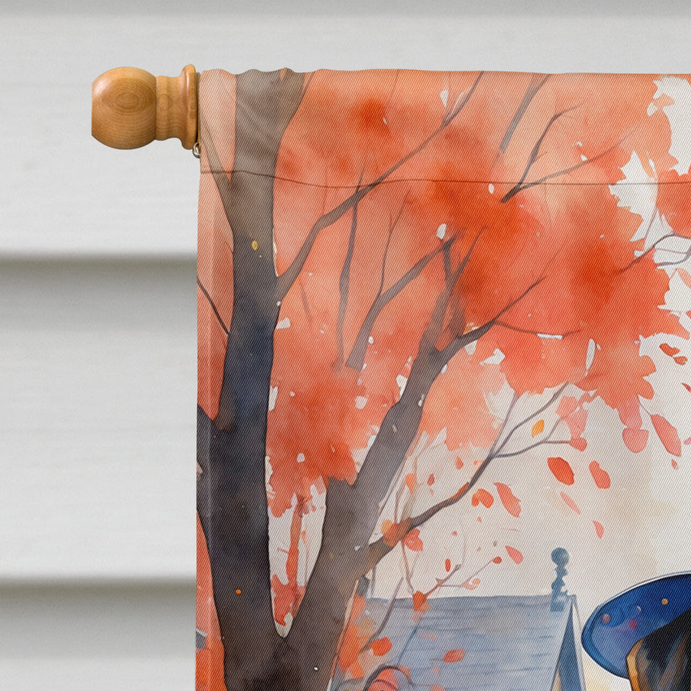 Boxer Halloween Trick or Treat House Flag