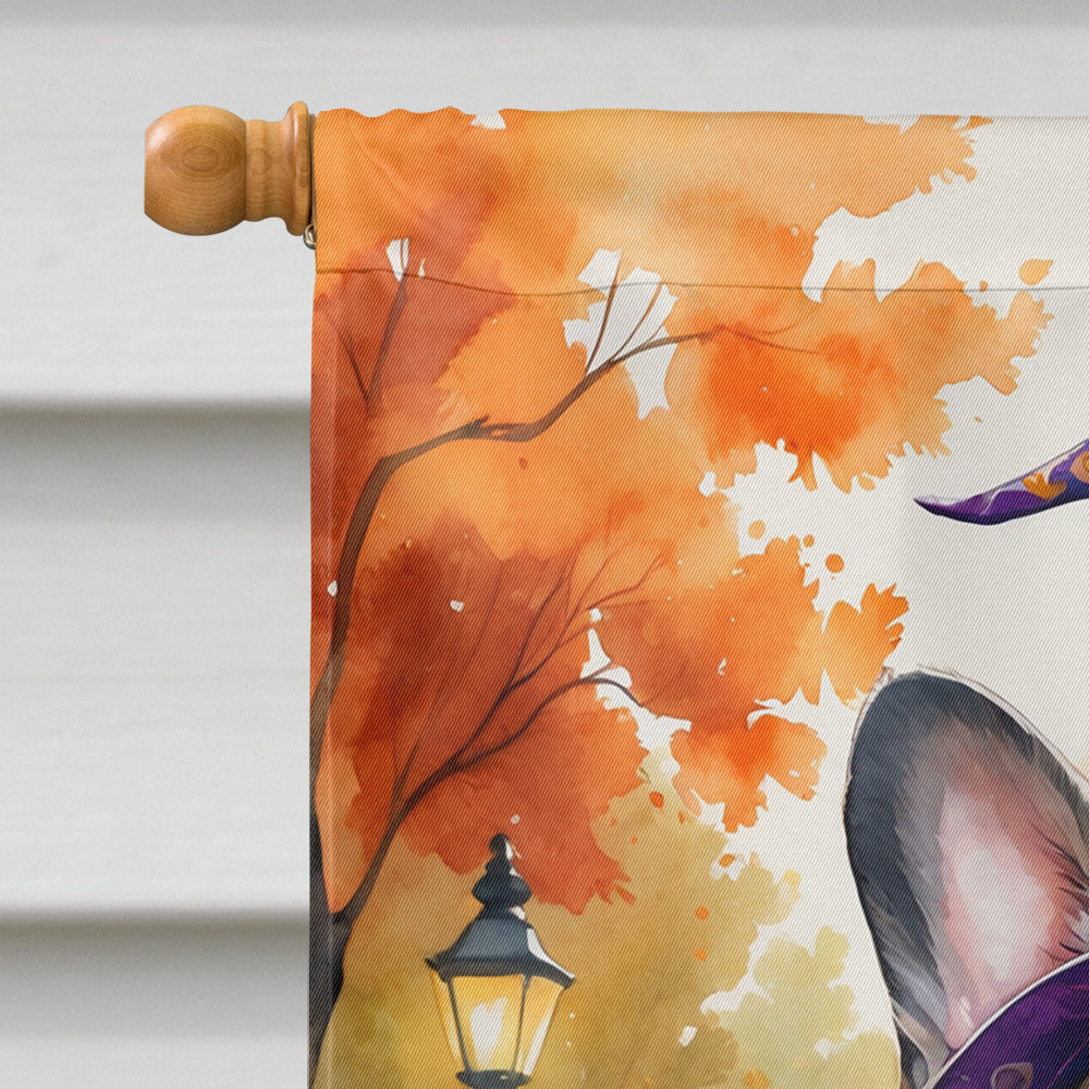 French Bulldog Halloween Trick or Treat House Flag