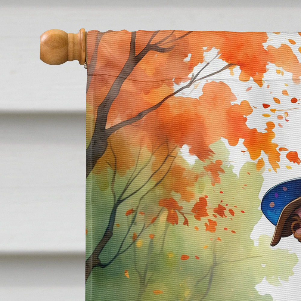 Pit Bull Terrier Halloween Trick or Treat House Flag