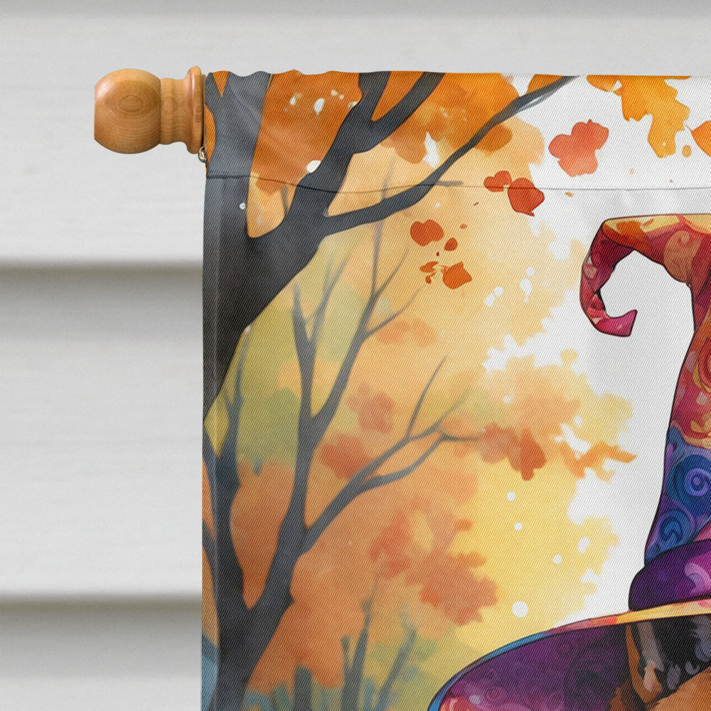 Shiba Inu Halloween Trick or Treat House Flag
