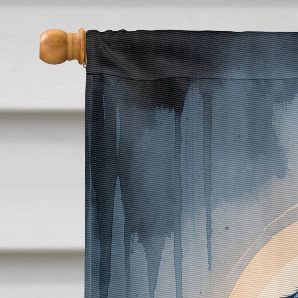 Rottweiler Puppy Halloween House Flag