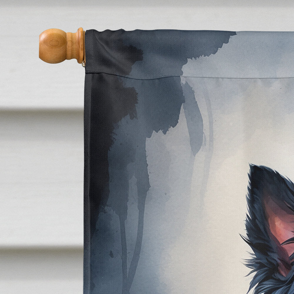 Scottish Terrier Puppy Halloween House Flag