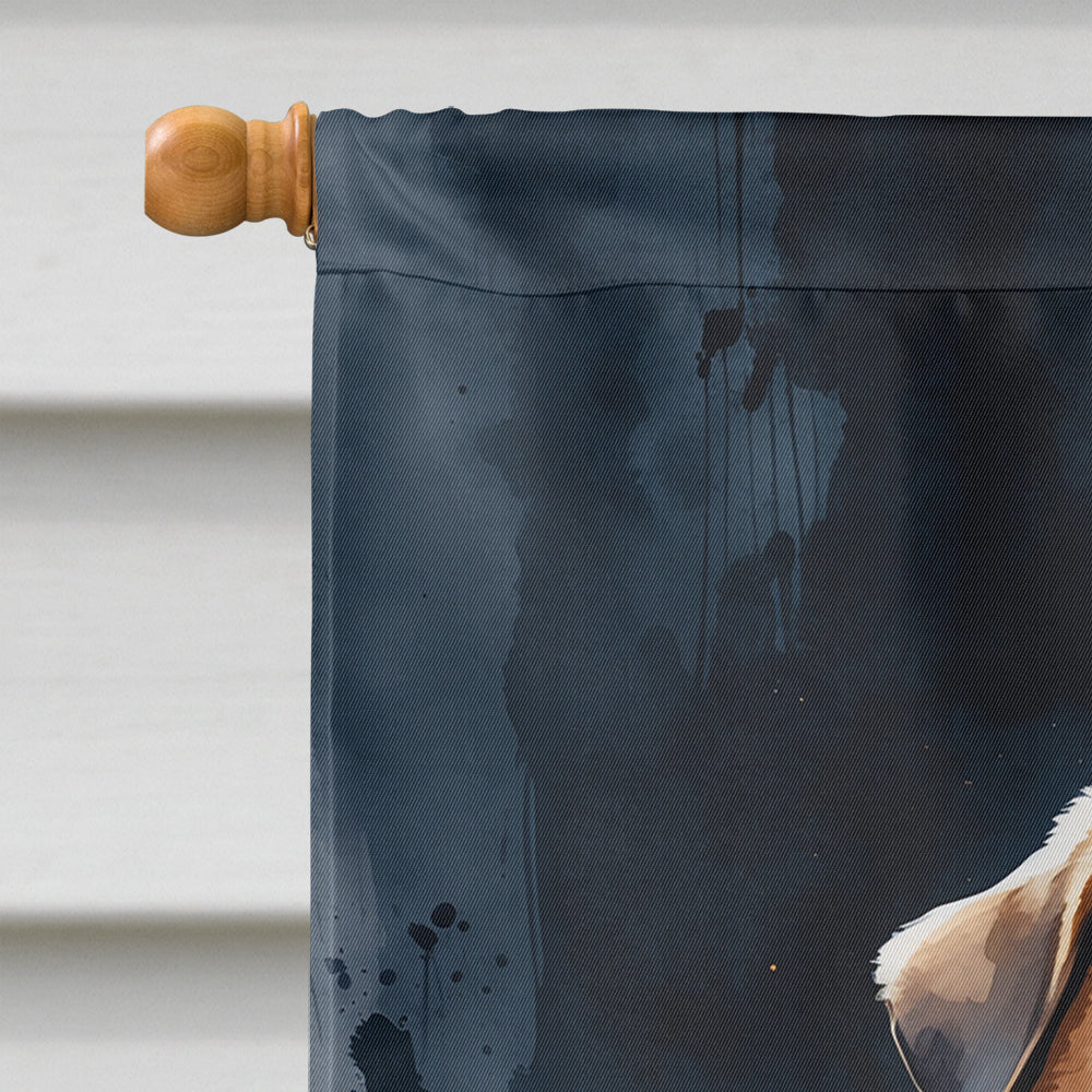 Shar Pei Puppy Halloween House Flag
