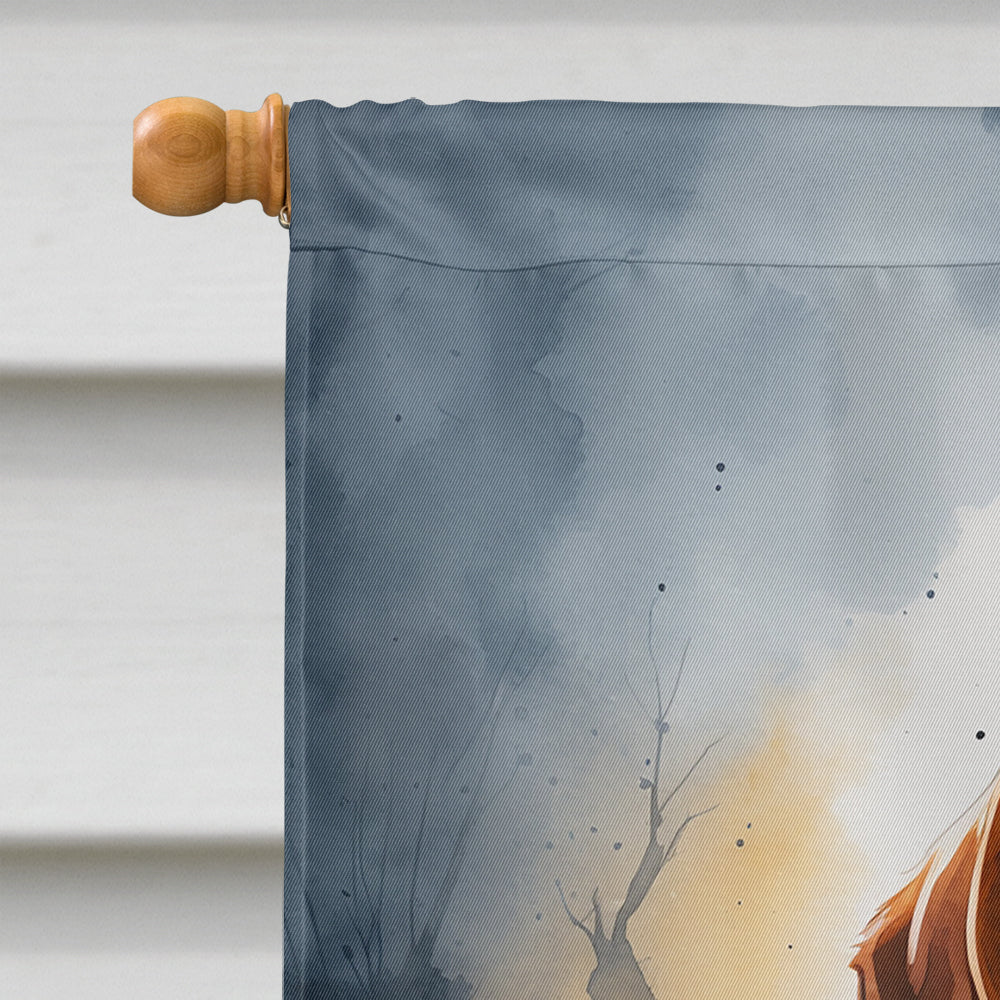 Vizsla Puppy Halloween House Flag