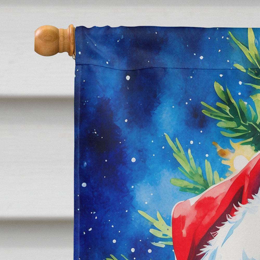 Cavalier Spaniel Christmas House Flag