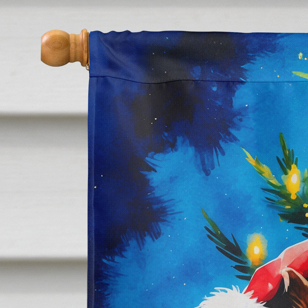 Chow Chow Christmas House Flag