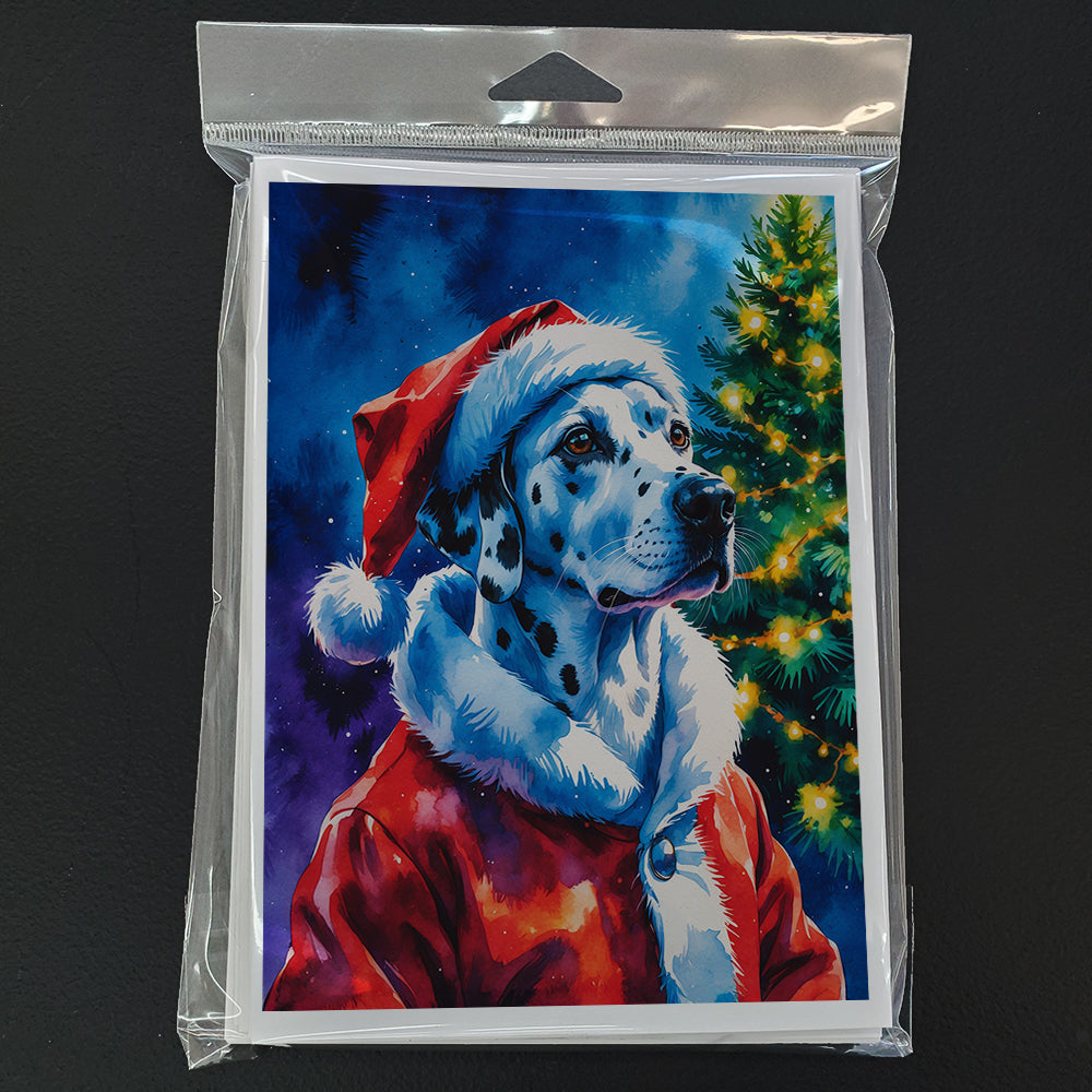 Dalmatian Christmas Greeting Cards Pack of 8
