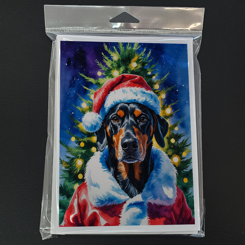 Doberman Pinscher Christmas Greeting Cards Pack of 8