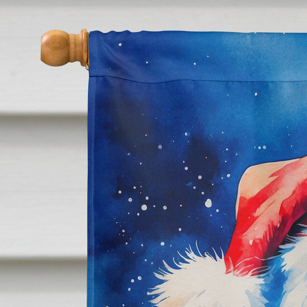 German Wirehaired Pointer Christmas House Flag