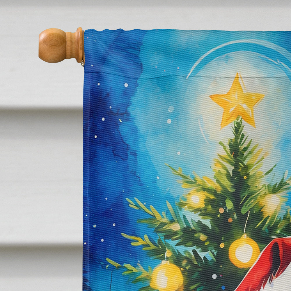 Golden Retriever Christmas House Flag