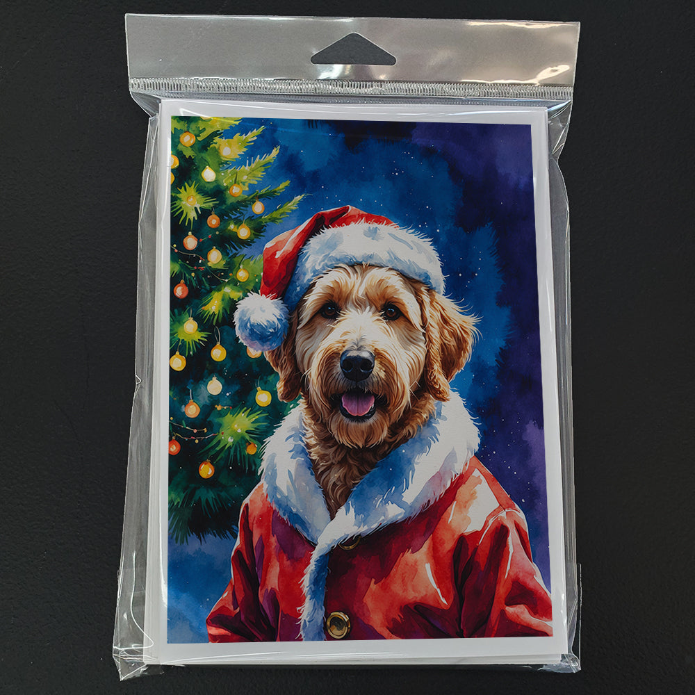 Labradoodle Christmas Greeting Cards Pack of 8