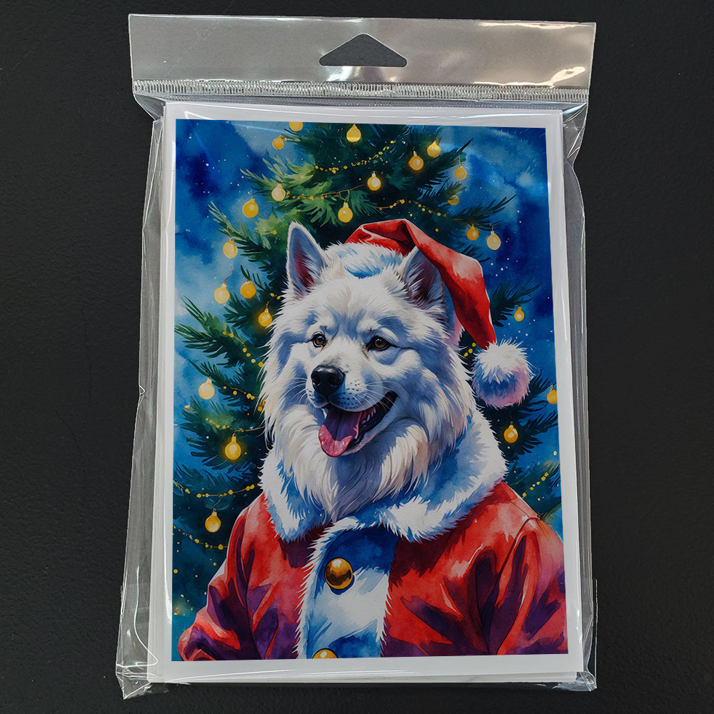 Samoyed Christmas Greeting Cards Pack of 8