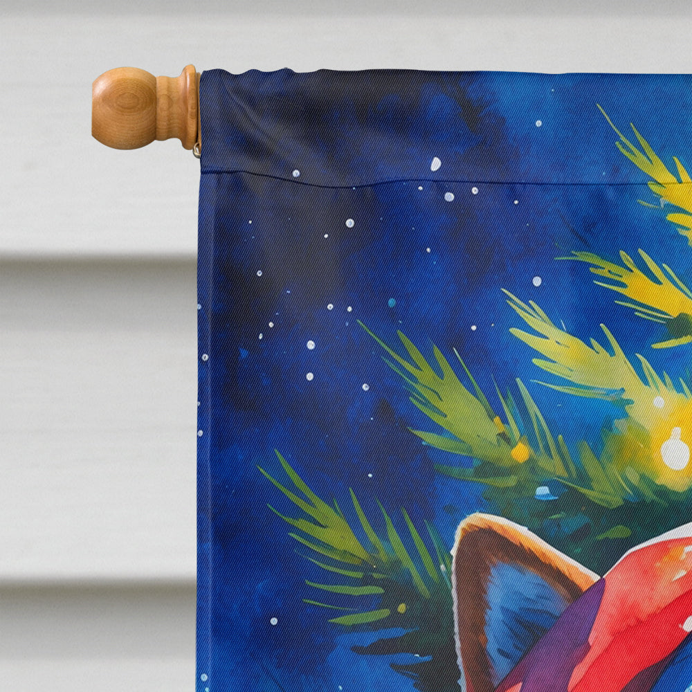 Shiba Inu Christmas House Flag