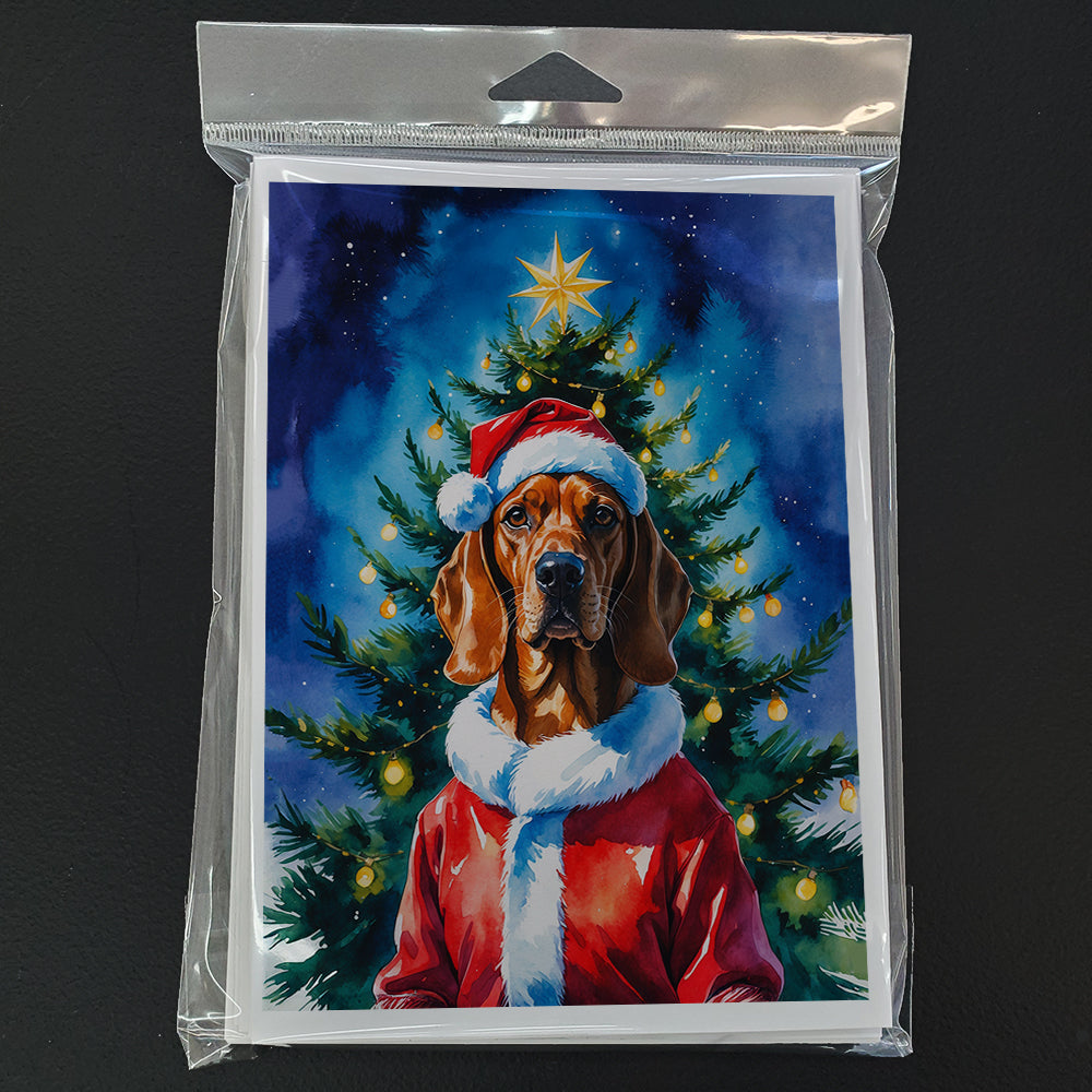 Vizsla Christmas Greeting Cards Pack of 8