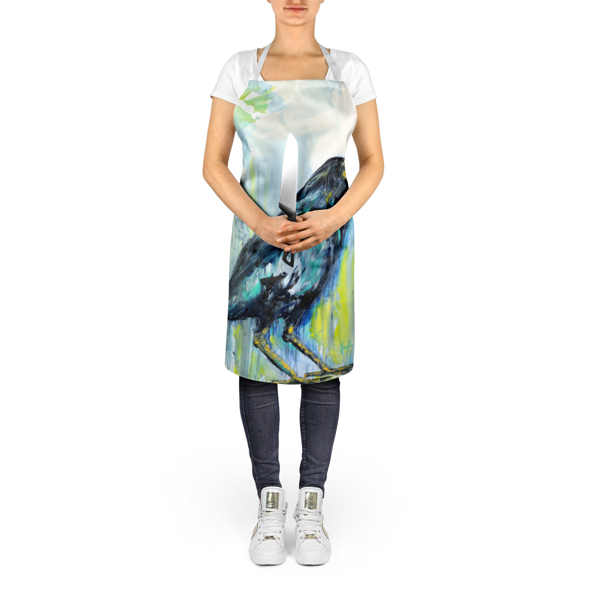 Burnt Corn Crow Apron