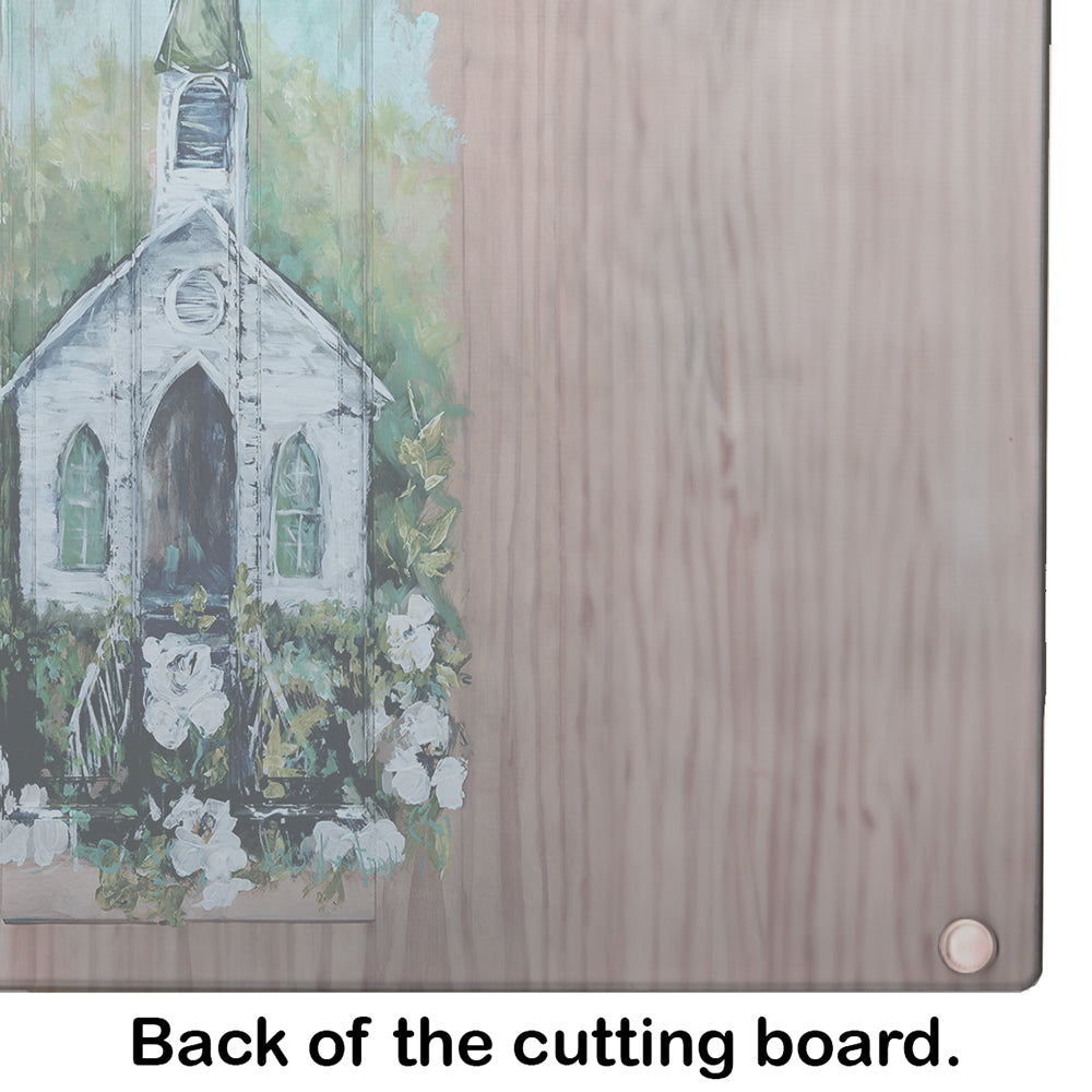 Nostalgic Zion AME Glass Cutting Board