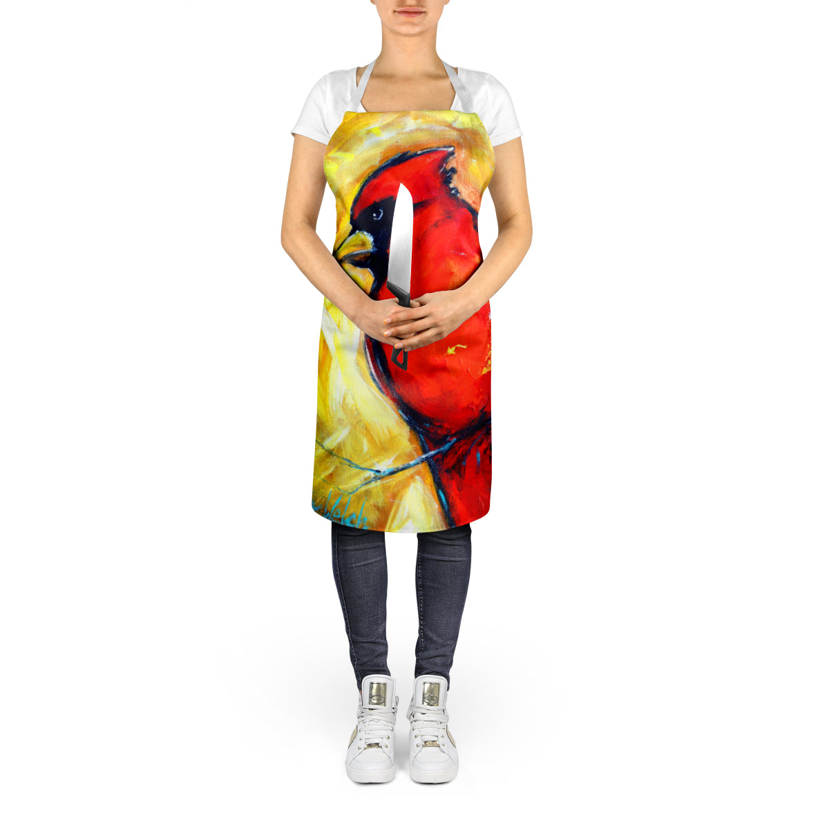 Sha Red Baba Bird Apron