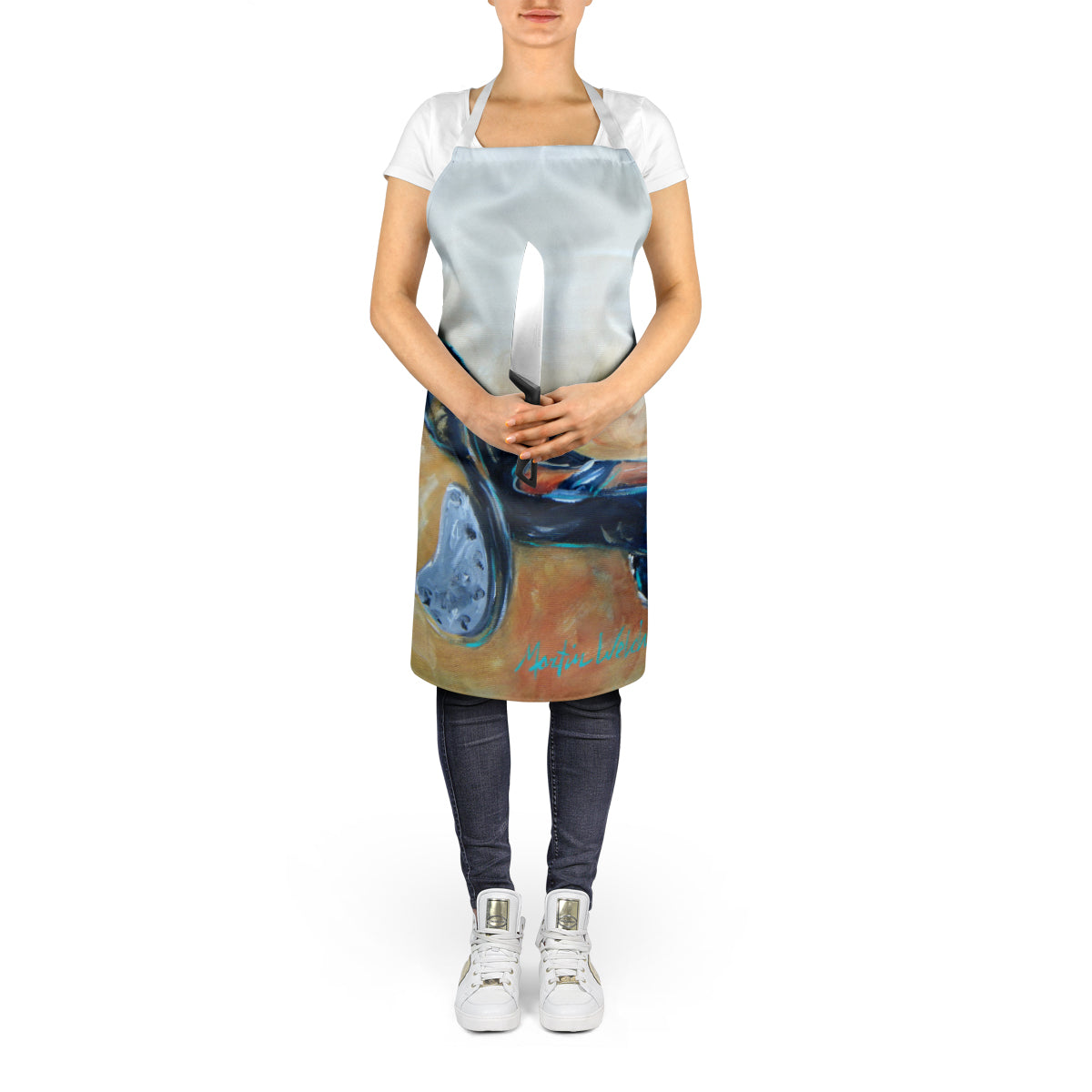 Tapped Out Shoes Apron