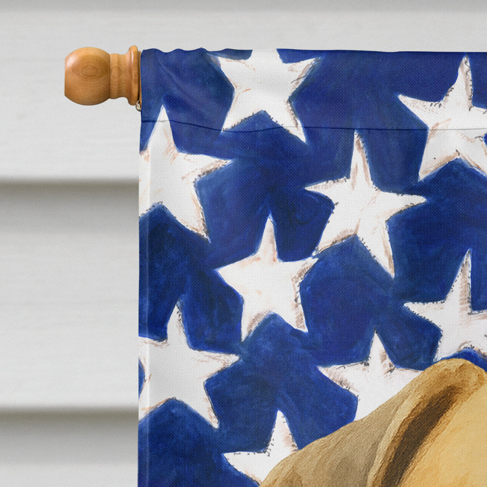 Fawn Cane Corso American Flag House Flag