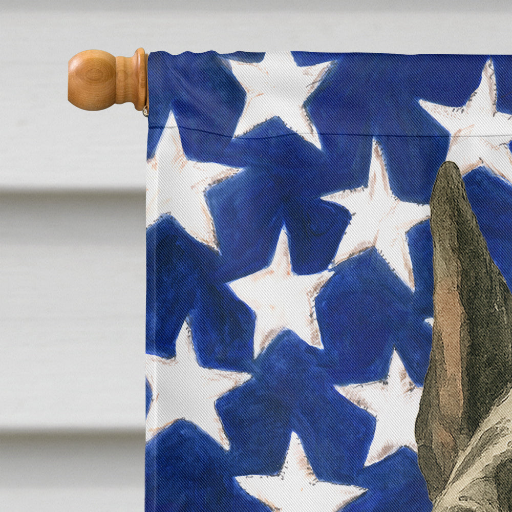 Harlequin Great Dane American Flag House Flag