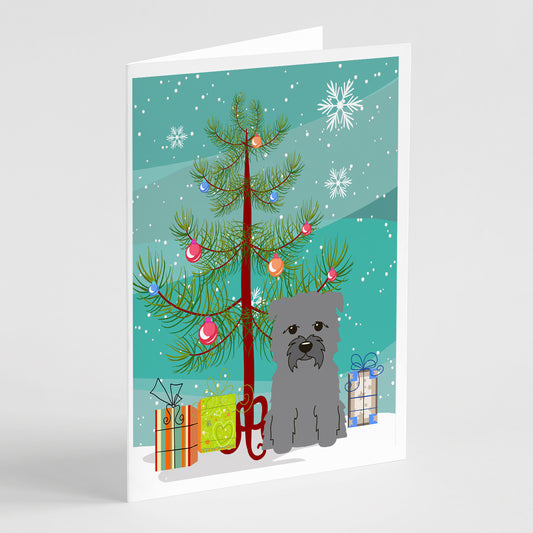 Buy this Merry Christmas Tree Glen of Imal Grey Greeting Cards Pack of 8