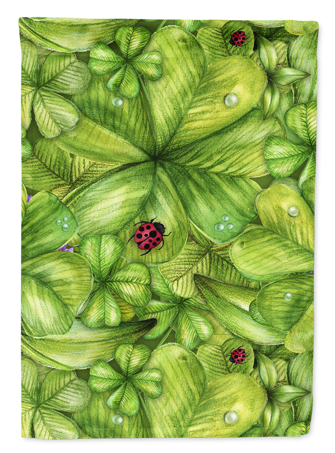 Buy this Shamrocks and Lady bugs Garden Flag