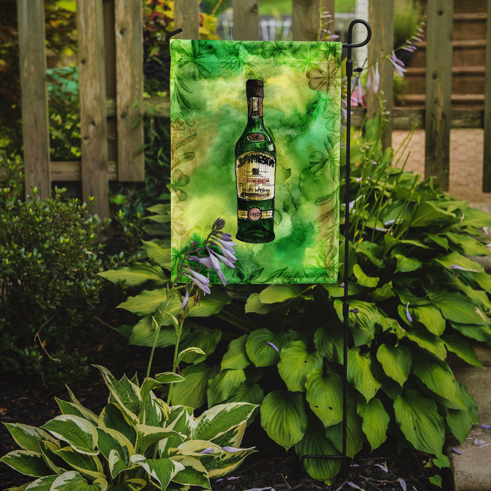 Irish Whiskey Bottle Garden Flag