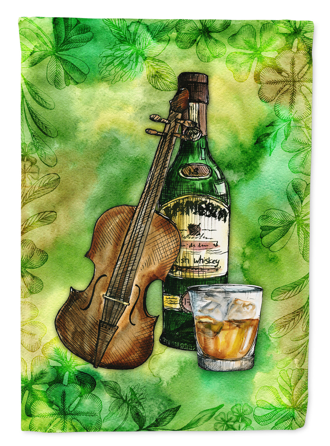 Buy this Irish Whiskey and Music Garden Flag