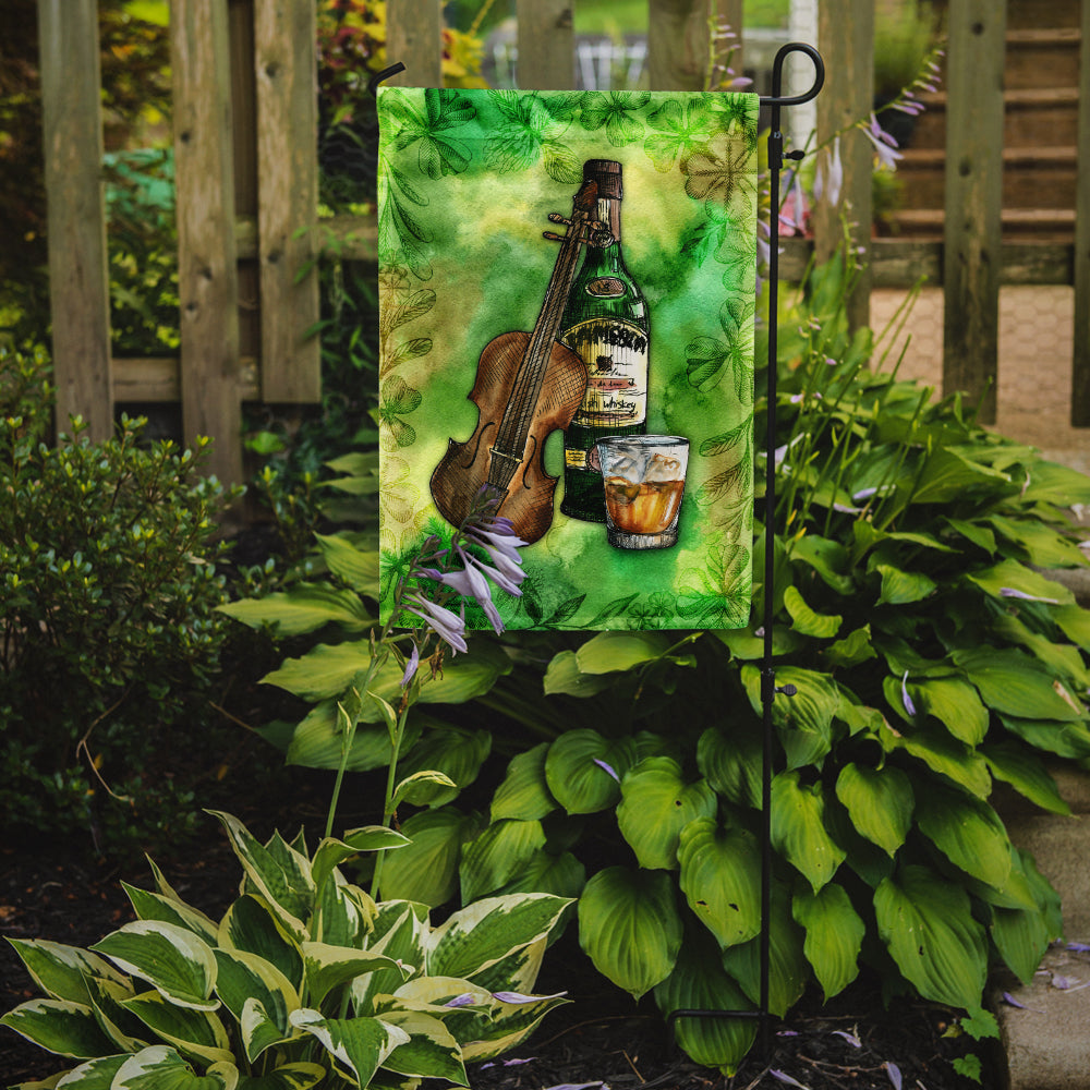 Irish Whiskey and Music Garden Flag