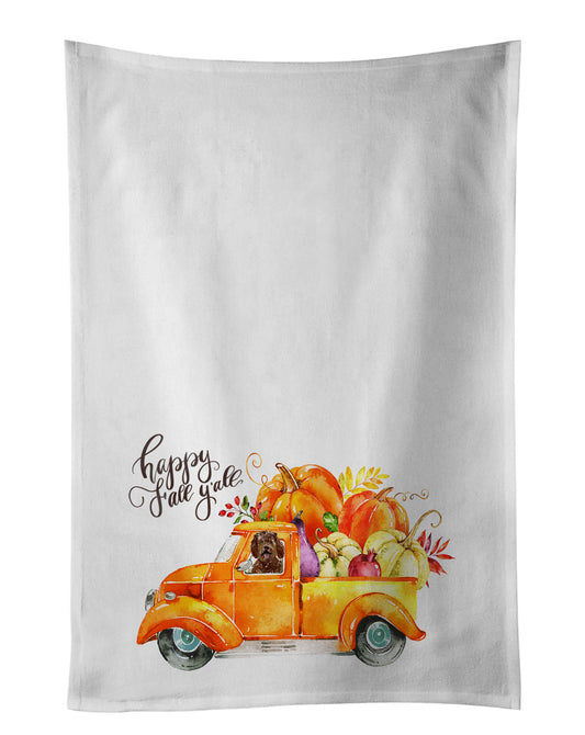 Buy this Fall Harvest Labradoodle Kitchen Towel Set of 2