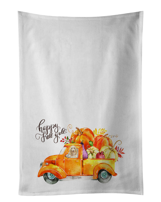 Buy this Fall Harvest Spinone Italiano Kitchen Towel Set of 2