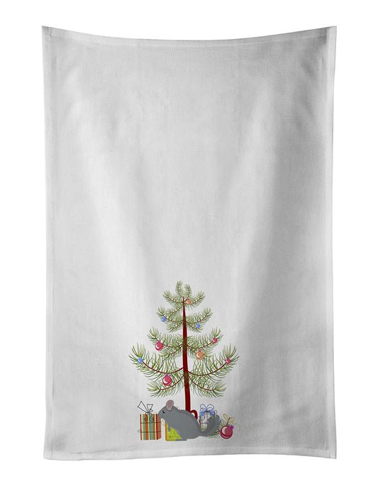 Buy this Foggy Chinchilla Merry Christmas Kitchen Towel Set of 2