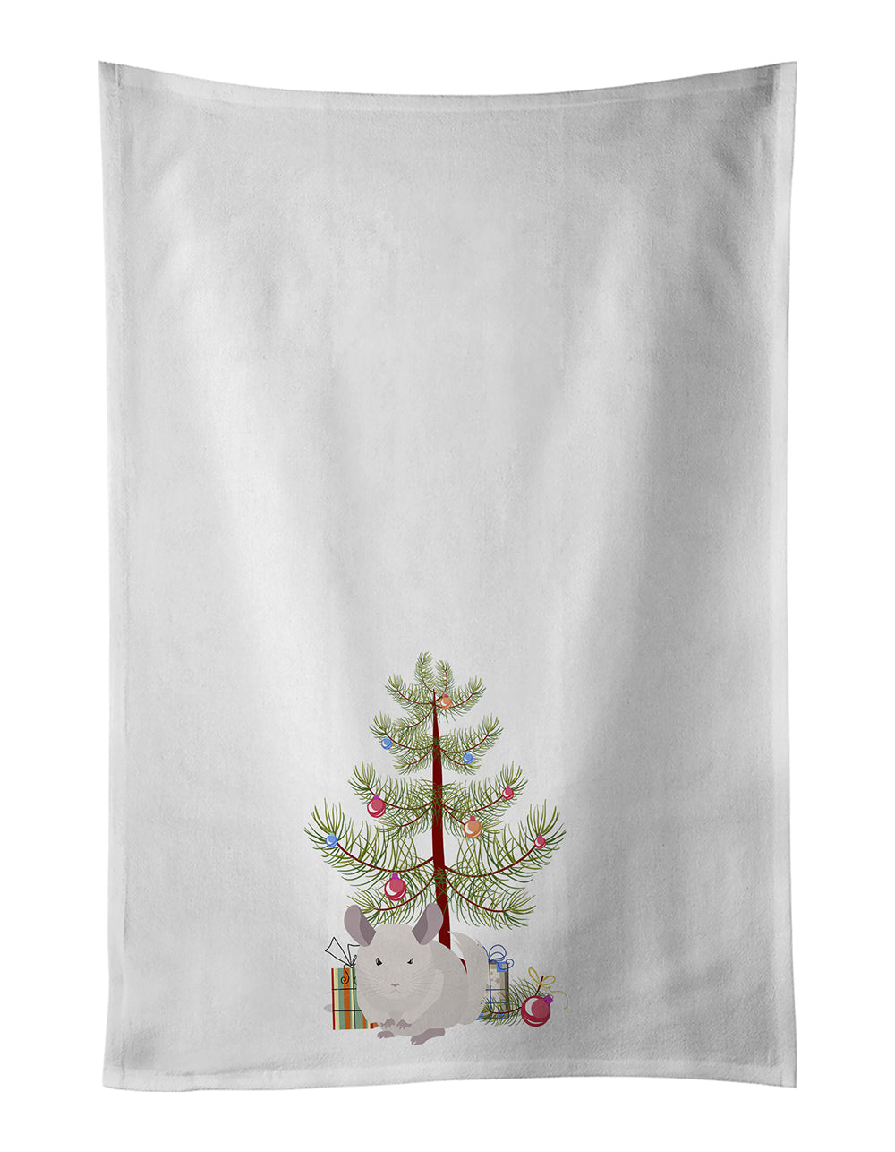 Buy this White Dominant Chinchilla Merry Christmas Kitchen Towel Set of 2
