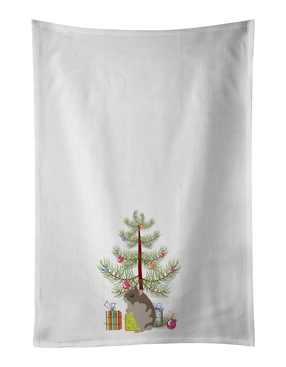 Buy this Dwarf Hamster Merry Christmas Kitchen Towel Set of 2