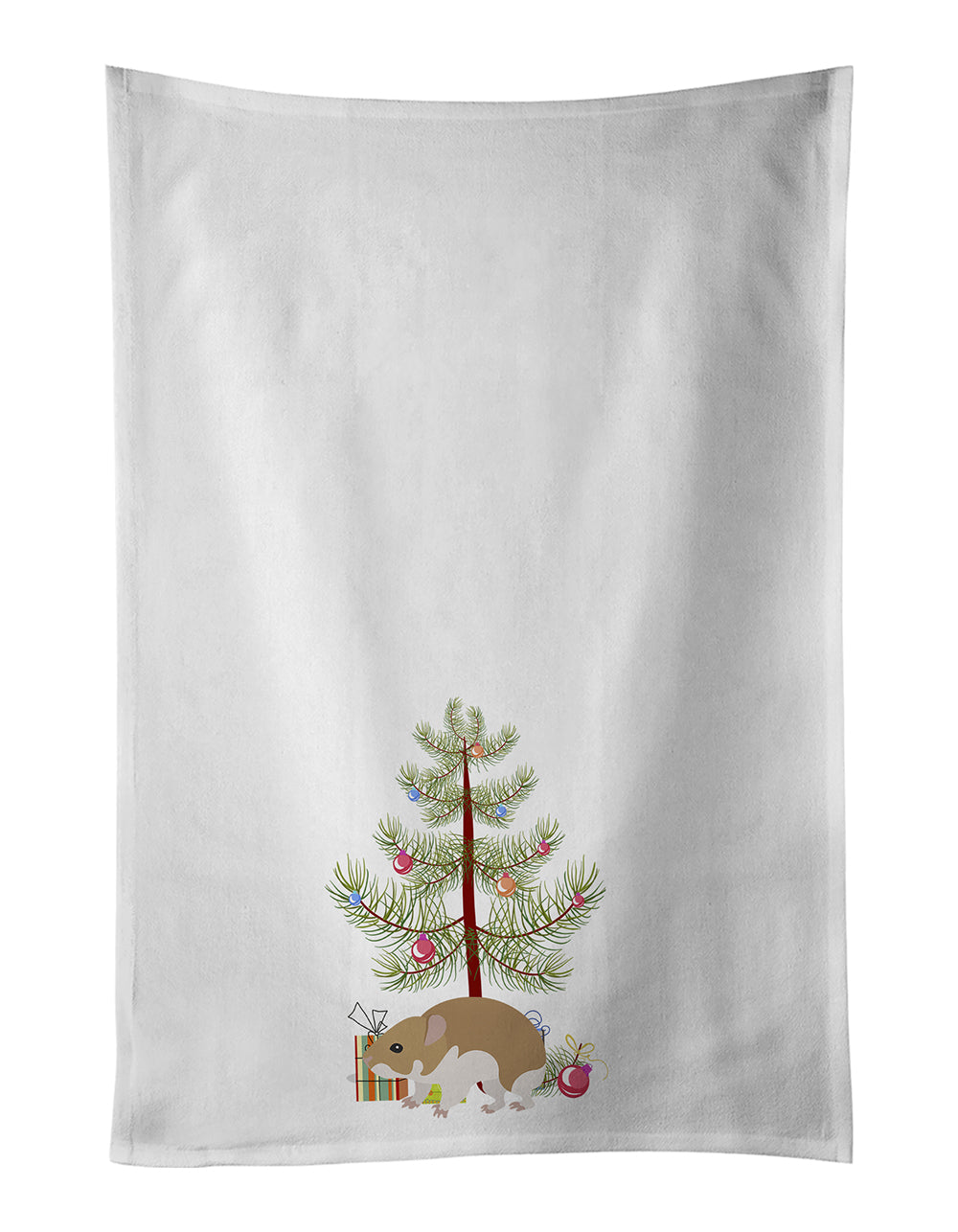 Buy this Turkish Hamster Merry Christmas Kitchen Towel Set of 2