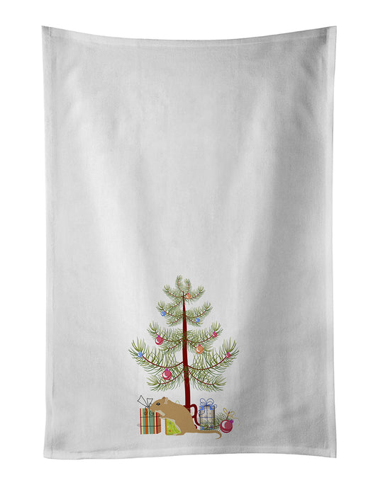 Buy this Gerbil Mouse Merry Christmas Kitchen Towel Set of 2