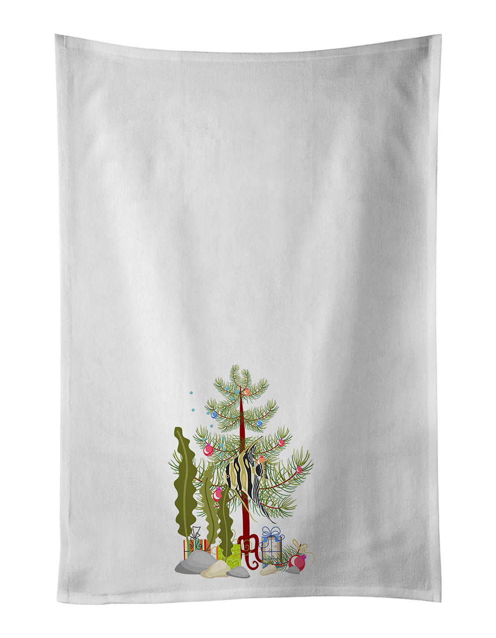 Buy this Angelfish Merry Christmas Kitchen Towel Set of 2