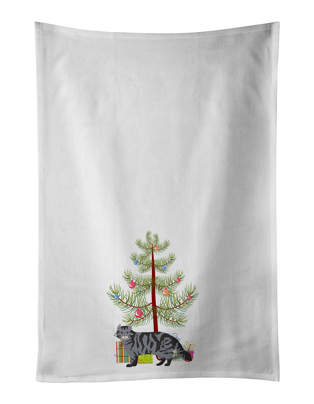 Buy this American Curl Cat Christmas Kitchen Towel Set of 2