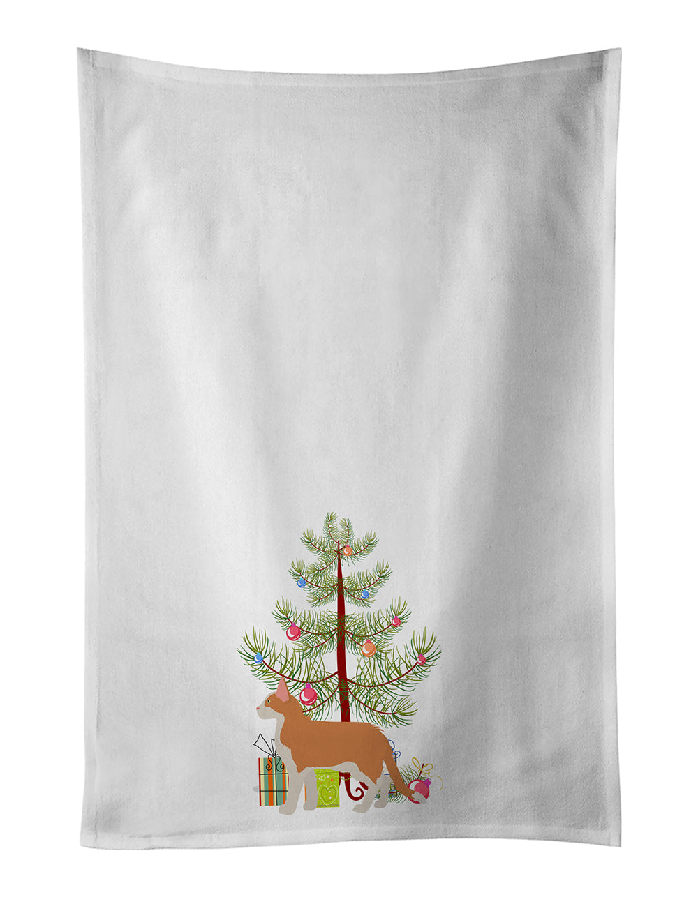 Buy this Aphrodite Giant Cat Christmas Kitchen Towel Set of 2