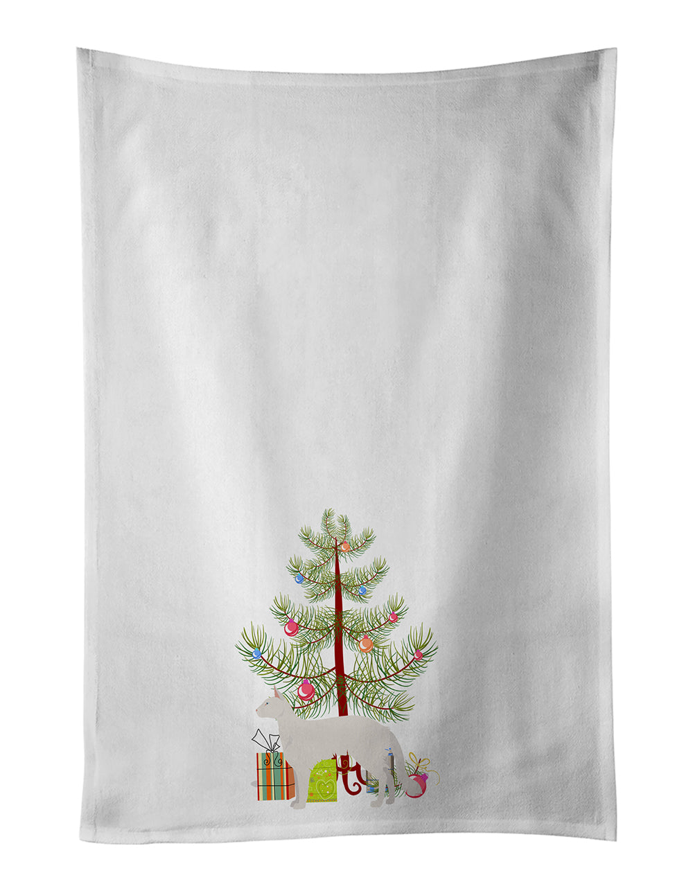 Buy this Balinese Cat Christmas Kitchen Towel Set of 2