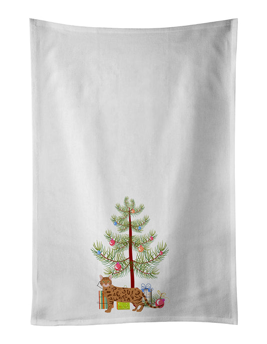 Buy this Bengal Cat Christmas Kitchen Towel Set of 2