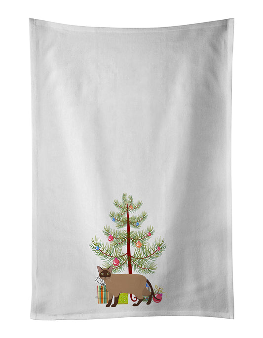 Buy this Burmese Cat Christmas Kitchen Towel Set of 2